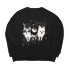 Letiのチョコ、チップ、ソラ Big Crew Neck Sweatshirt