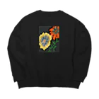 SN-storeの花 Big Crew Neck Sweatshirt