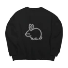 森のおかあさんのうさぎぐみ Big Crew Neck Sweatshirt