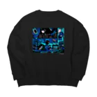 STOREのGirl_game Big Crew Neck Sweatshirt