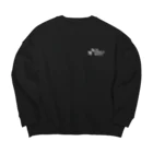 SAKECHiiiiのTHE POWER IS MUSCLE Big Crew Neck Sweatshirt