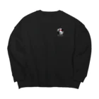 MAD BAMBIのMad Bambi Newロゴ Big Crew Neck Sweatshirt