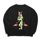 mayuenのブルテリ愛 Big Crew Neck Sweatshirt