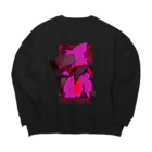 pittarosのsteel frame Big Crew Neck Sweatshirt