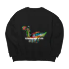 spino0017の万華鏡のような恐竜 Big Crew Neck Sweatshirt