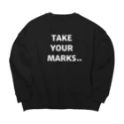 8440のTAKE YOUR MARKS ビッグシルエットスウェット