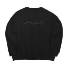 まつのき商店のゆるい槍穂高 Big Crew Neck Sweatshirt