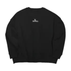 世界のカワノSHOPのセカカワロゴブラックコレクション Big Crew Neck Sweatshirt