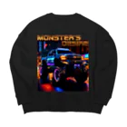 MELLOW-MELLOWのMONSTER'S DISIRE 1 Big Crew Neck Sweatshirt