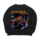 MELLOW-MELLOWのMONSTER'S DISIRE 2 Big Crew Neck Sweatshirt