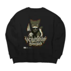 karoooome market!のAMULET THE YANDERE SWORD 01 Big Crew Neck Sweatshirt