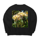 MMの白いひがん花 Big Crew Neck Sweatshirt