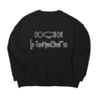 ＯＫダイレクト　powered by SUZURIのLeTNSP-007（白ZEP） Big Crew Neck Sweatshirt