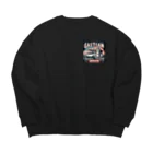 一人親方55歳FIREのアメリカン・ノスタルジア Big Crew Neck Sweatshirt