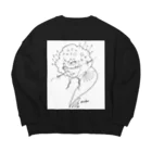 303companyの星を詠む人 Big Crew Neck Sweatshirt