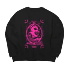 限界破裂 ExplosionLimitのゴッドセイブザクイーン Big Crew Neck Sweatshirt