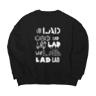 yahagibsonのLADロゴとかなんとか Big Crew Neck Sweatshirt