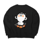 スタジオづるりのもりもりモチくん Big Crew Neck Sweatshirt