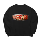 222 two too toのRAW VEGAN Big Crew Neck Sweatshirt