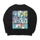 SHINN.U ONLINEのMANGA color  Big Crew Neck Sweatshirt