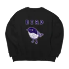 NIKORASU GOのトリマニア専用デザイン「BIRD」（Tシャツ・パーカー・グッズ・ETC） Big Crew Neck Sweatshirt