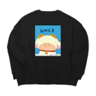 ささき牧場店の証明写真（風） Big Crew Neck Sweatshirt