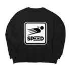 Iku6710のSPEED Big Crew Neck Sweatshirt