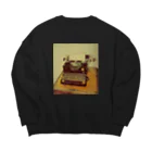 PAW WOW MEOWのタイプライター Big Crew Neck Sweatshirt