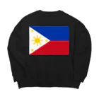 お絵かき屋さんのフィリピンの国旗 ビッグシルエットスウェット