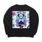 NOEL-の病み子 ver2 Big Crew Neck Sweatshirt