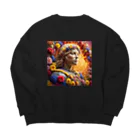 お花屋SUNのFleur Revelation「フルール・レベレーション」 Big Crew Neck Sweatshirt