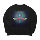 幽玄工房の生命の燈 Big Crew Neck Sweatshirt