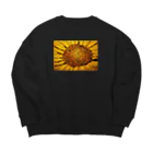 TOMOYA MURAKAMIのSUN FLOWER  Big Crew Neck Sweatshirt