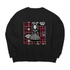 ranunのロリータのつぶやき Big Crew Neck Sweatshirt