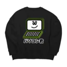 マッチポイントのパソコン君 Big Crew Neck Sweatshirt