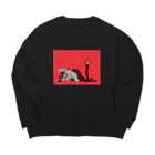 沼田ゾンビ⁉️のかわりはてたぐっず Big Crew Neck Sweatshirt