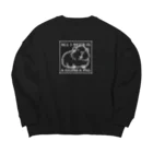 いたやもるしのモルモットさえいれば ! Big Crew Neck Sweatshirt