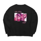 YOUJIN -ART GALLERY-のEROTIC INFERNO #2 Big Crew Neck Sweatshirt