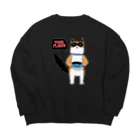 SHOP BØWNTENのツナをねだるジンジャーくん Big Crew Neck Sweatshirt