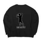 PUMPMAN(パンプマン)のPUMPMAN(黒マーク) Big Crew Neck Sweatshirt