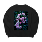 脳海の濡れた薔薇 Big Crew Neck Sweatshirt