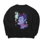 HElll - ヘル - の地獄で一服ヲ ビックシルエットスウェット Big Crew Neck Sweatshirt