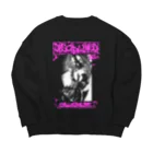 限界破裂 ExplosionLimitのしつけ Big Crew Neck Sweatshirt