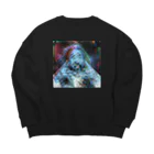 IllyasaharaのFigure Sweatshirt Big Crew Neck Sweatshirt