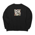 amchのカラシ Big Crew Neck Sweatshirt