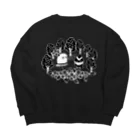 nuppuのいいんだよ！大丈夫！見てみて、お化けだよ〜 Big Crew Neck Sweatshirt