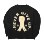 ALKH のあきらめないで Big Crew Neck Sweatshirt