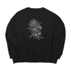 87の花 Big Crew Neck Sweatshirt