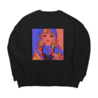 ORITANOSHOPのんべ Big Crew Neck Sweatshirt