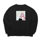 YODACAのまたたび Big Crew Neck Sweatshirt